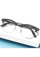 Lunettes loupe de lecture style "Clubmaster" noires