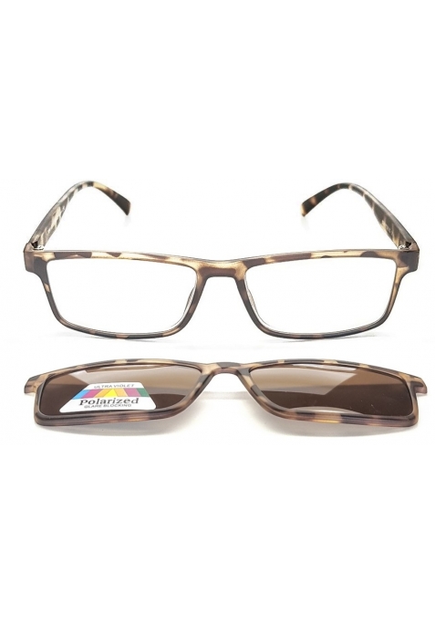 2 en 1 Lunettes loupe - lunettes de lecture et clip solaire aimanté