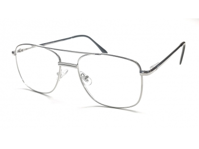 Lunettes loupe et lunettes de lecture argentées