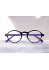 Lunettes loupe de lecture - noir brillant intérieur violet
