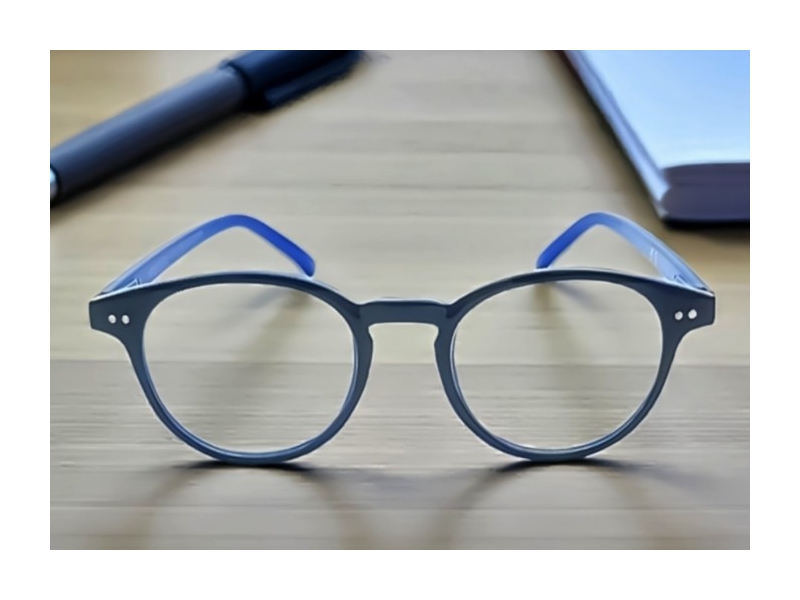 Lunettes loupe et de lecture noire intérieur gris