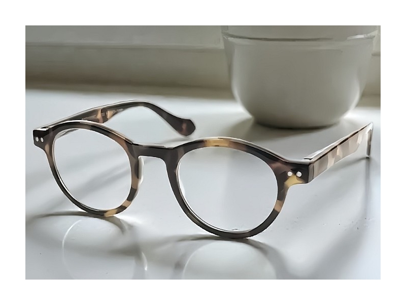 lunettes loupe de lecture marron écailles