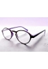 Lunettes loupe de lecture - noir brillant intérieur violet