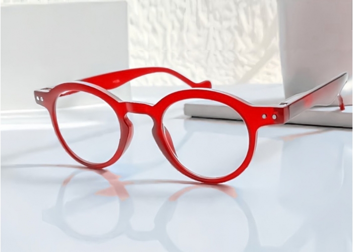 Lunettes loupe de lecture "DOCTOR" rouges
