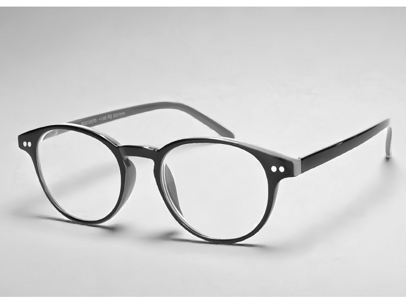 Lunettes loupe et de lecture noire intérieur gris