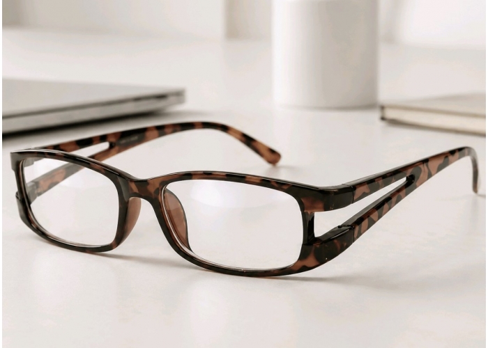 Lunettes loupe et Lunettes de lecture marron écaille 006