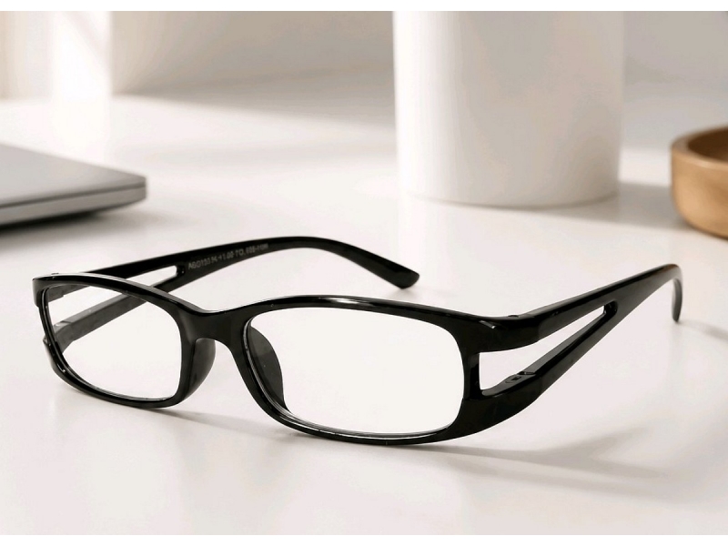 Lunettes loupe et Lunettes de lecture noires 004