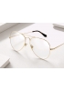 Lunettes loupe de lecture dorées