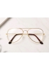 Lunettes loupe de lecture dorées