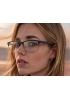 Lunettes loupe de lecture noires branches bleues