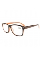 Lunettes loupe et Lunettes de lecture marron foncé intérieur marron clair