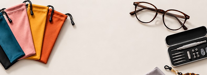Accessoires variés pour lunettes