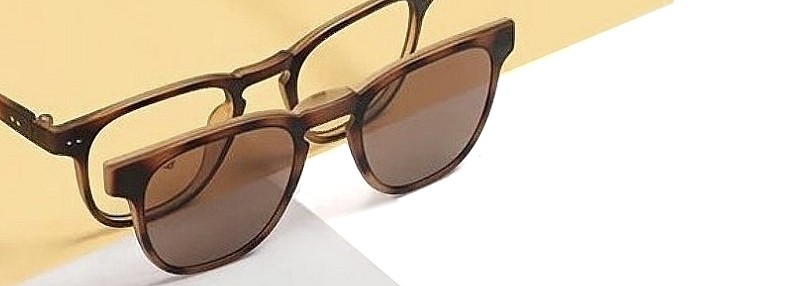 Lunettes loupe avec clips magnétiques